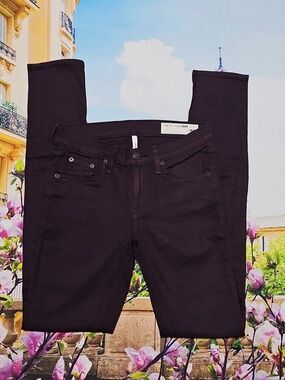 Rag & Bone Purple Burgundy Wine Skinny Jeans Size‎ 25